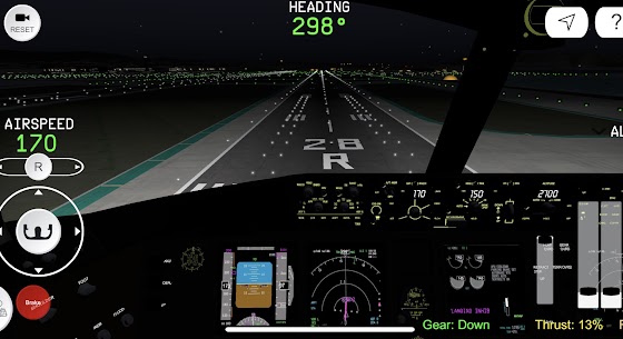 لعبة محاكاة الطيران – flight simulator مهكرة 2