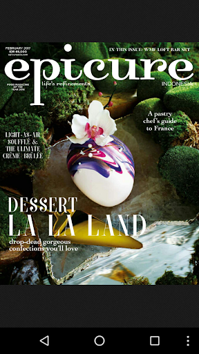 Android application epicure Indonesia screenshort