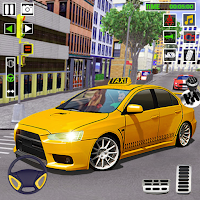 City Taxi Traffic Sim 2020-Taxi Games New Games