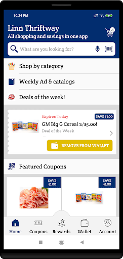 Android application Linn Thriftway screenshort