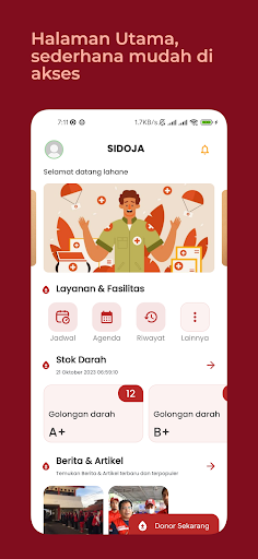 Android application SIDOJA screenshort