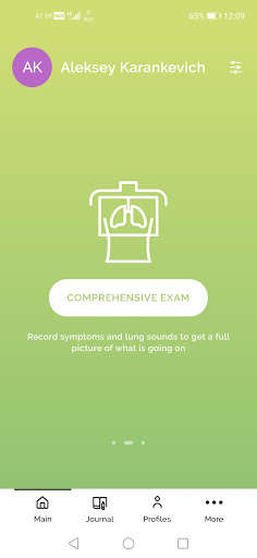 LungPass Screen 2