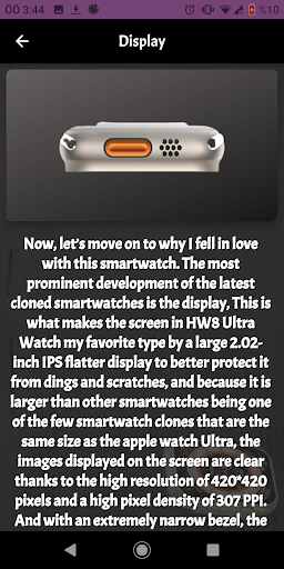 HW8 Ultra smartwatch guide Screen 3