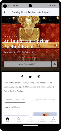 Premier Auction House Screen 2