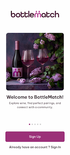 Android application Bottlematch screenshort