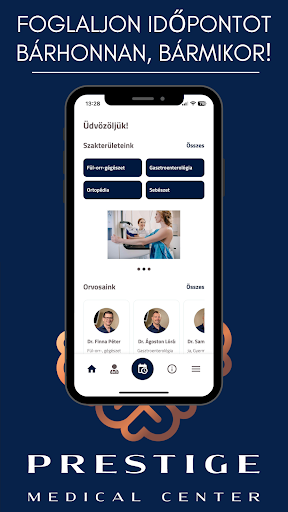 Android application Prestige Magánkórház screenshort