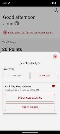 Rock City Pizza Screen 2
