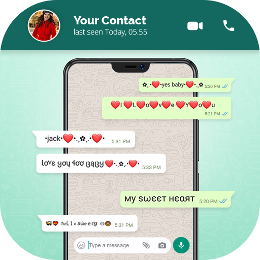 Chat Styles Fonts for Whatsapp تنزيل على نظام Windows