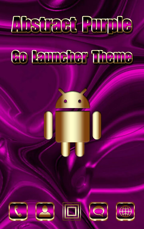 Abstract Purple Go Launcher th - 3.5 - (Android)