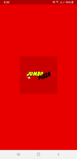 Android application JUMBO PIZZA screenshort