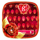 Luxurious Red Rose Keyboard Theme 🌹 icon