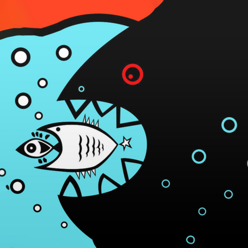 Big fish eat Small fish logo