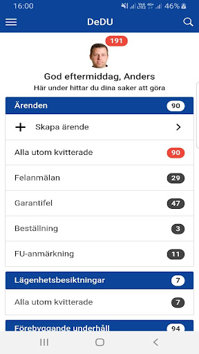 Android application DeDU 3 screenshort