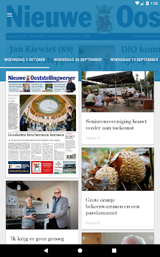 Android application Nieuwe Ooststellingwerver screenshort
