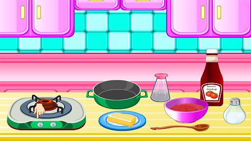 Egg pizza cooking games