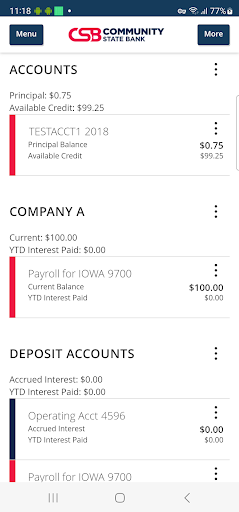 CSB GoBusiness Screen 2