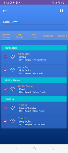 Warm Me Up for singers screenshot 4