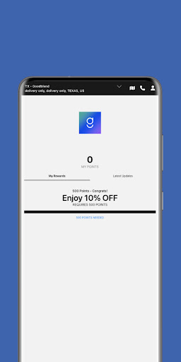 Android application Goodblend screenshort