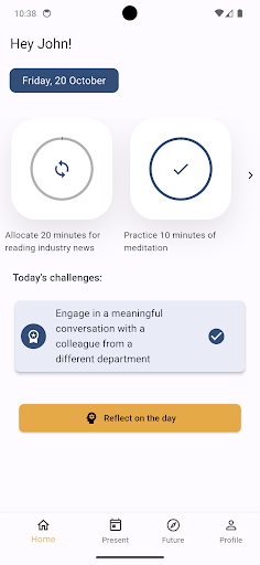 Android application Aspirer screenshort