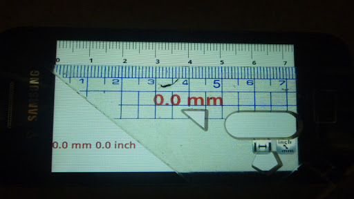 Screenshot of MM Ruler: Measuring Tape
