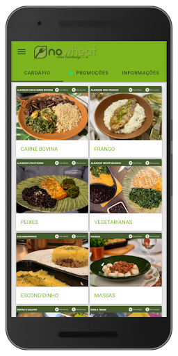 Android application Nowheat Smarteating screenshort