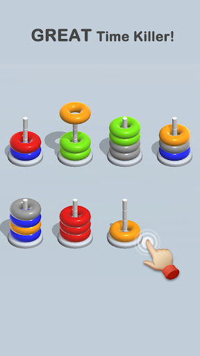 Hoops Sort Puzzle-Stack game 1.4 screenshots 5