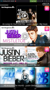 Captura de Pantalla 2 Justin Bieber Master Ringtones android