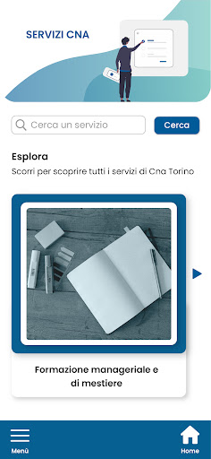 Android application CNA Torino Impresa Facile screenshort