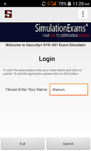 Security+ Exam Simulator