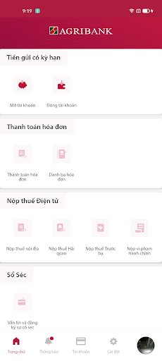 Agribank Corporate eBanking Screen 3