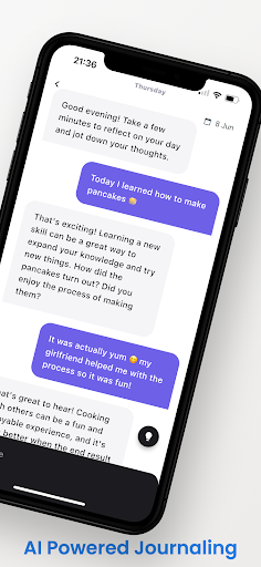 Evolve: AI Journal Screen 2