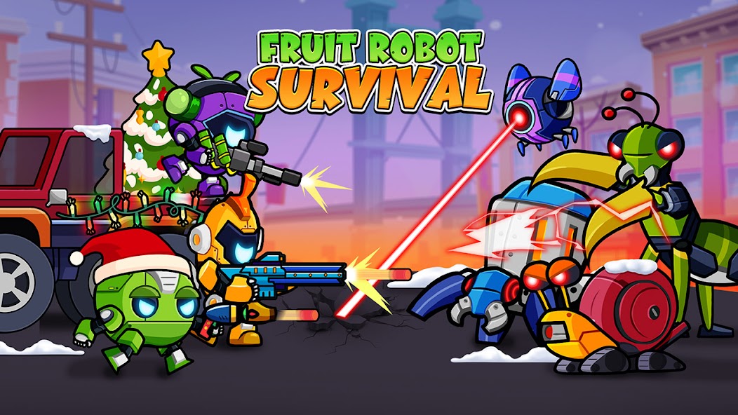 Fruit Robot: Shooting Survival 1.0.1 APK + Mod (Unlimited money) for Android