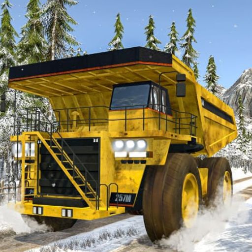Snow Dump Truck Driving Game logo