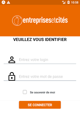 Android application Entreprises et cités Annuaire screenshort