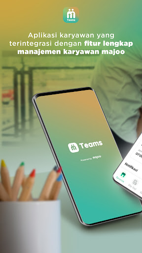 Android application majoo Teams screenshort