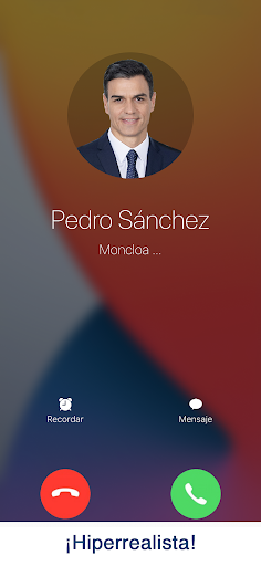 Llamada falsa políticos Screen 2