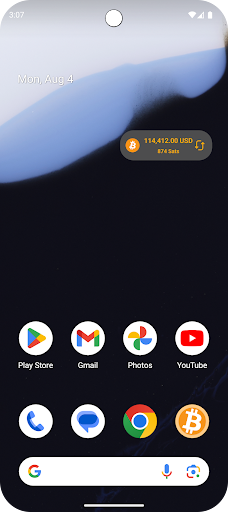 Slim Sats Price Widget