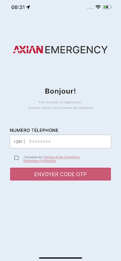 AXIAN EMERGENCY Screen 2