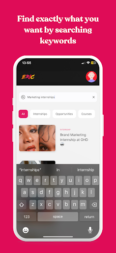 ERIC: Creative Career App Screen 2