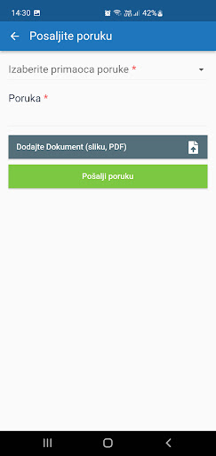 Android application InfoZgrada screenshort