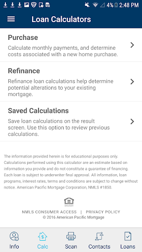 Screenshot of Aligned Mortgage