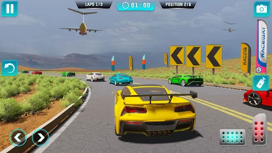 Race car driving simulator 3D