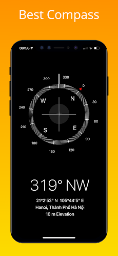 iCompass - Compass iOS 17のおすすめ画像1