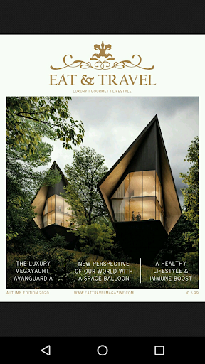 Android application Eat & Travel screenshort