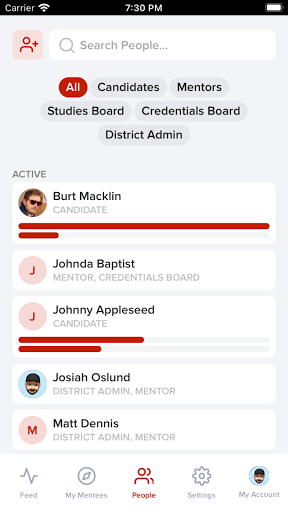 Credentials Portal Screen 2