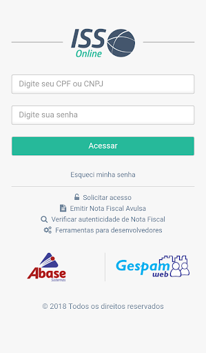 Android application ISS Online screenshort