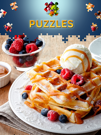 Android application Food Jigsaw Puzzles screenshort