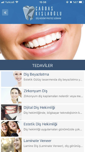 Diş Hekimi Dr. Çağdaş Kışlaoğl Screen 2