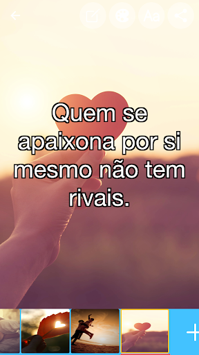 Android application Rimas de amor: Frases Amo você screenshort