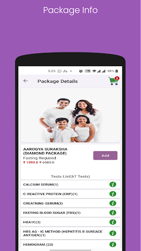 Konacc Diagnostics Screen 3